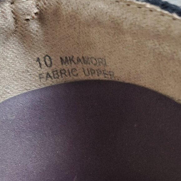 Material Girl Black Suede Gold Rhinestone Platform Heels SZ 10 - Picture 10 of 11